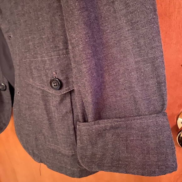 Men’s Guess tab collar jacket/sport coat XL charcoal gray - Picture 7 of 10